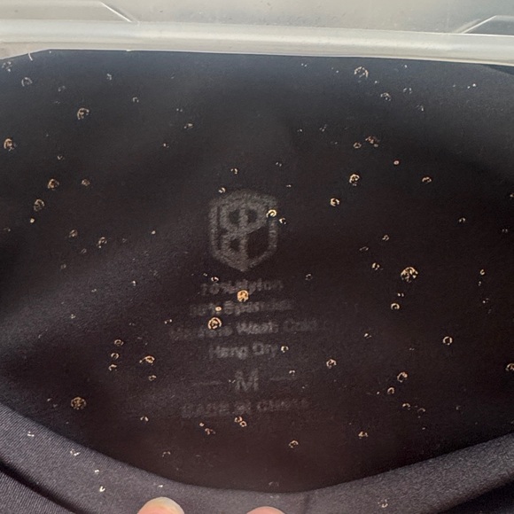 Born Primitive Black Sparkle Leggings and Matching Sports Bra - Women's - Picture 2 of 6